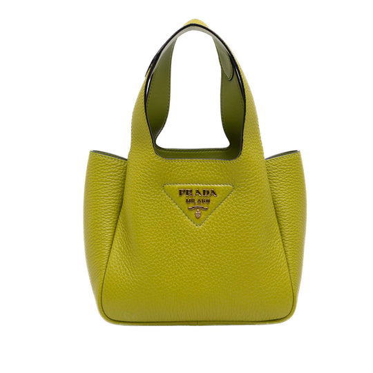 Prada Dynamique Mini Green Calfskin