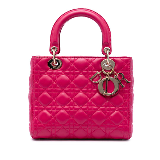 Dior Lady Dior Medium Pink Lambskin