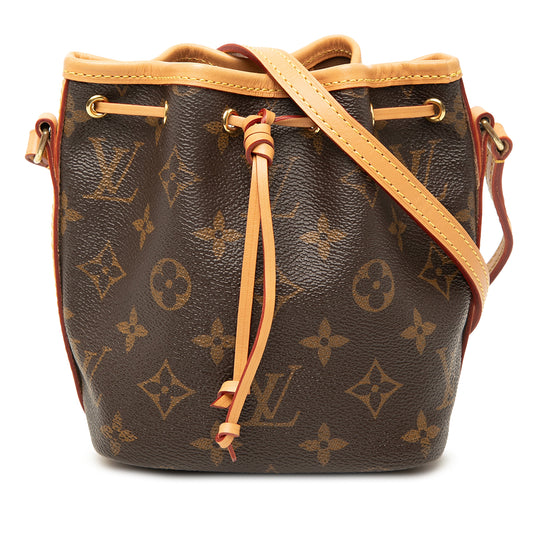 Louis Vuitton Nano Noe Monogram Canvas