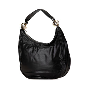 Gucci Twins Hobo Medium Black Leather