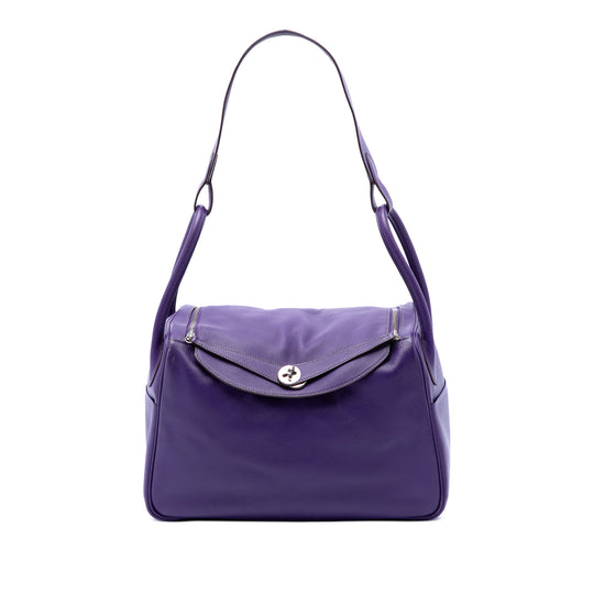 Hermès Lindy 34 Purple Swift Leather