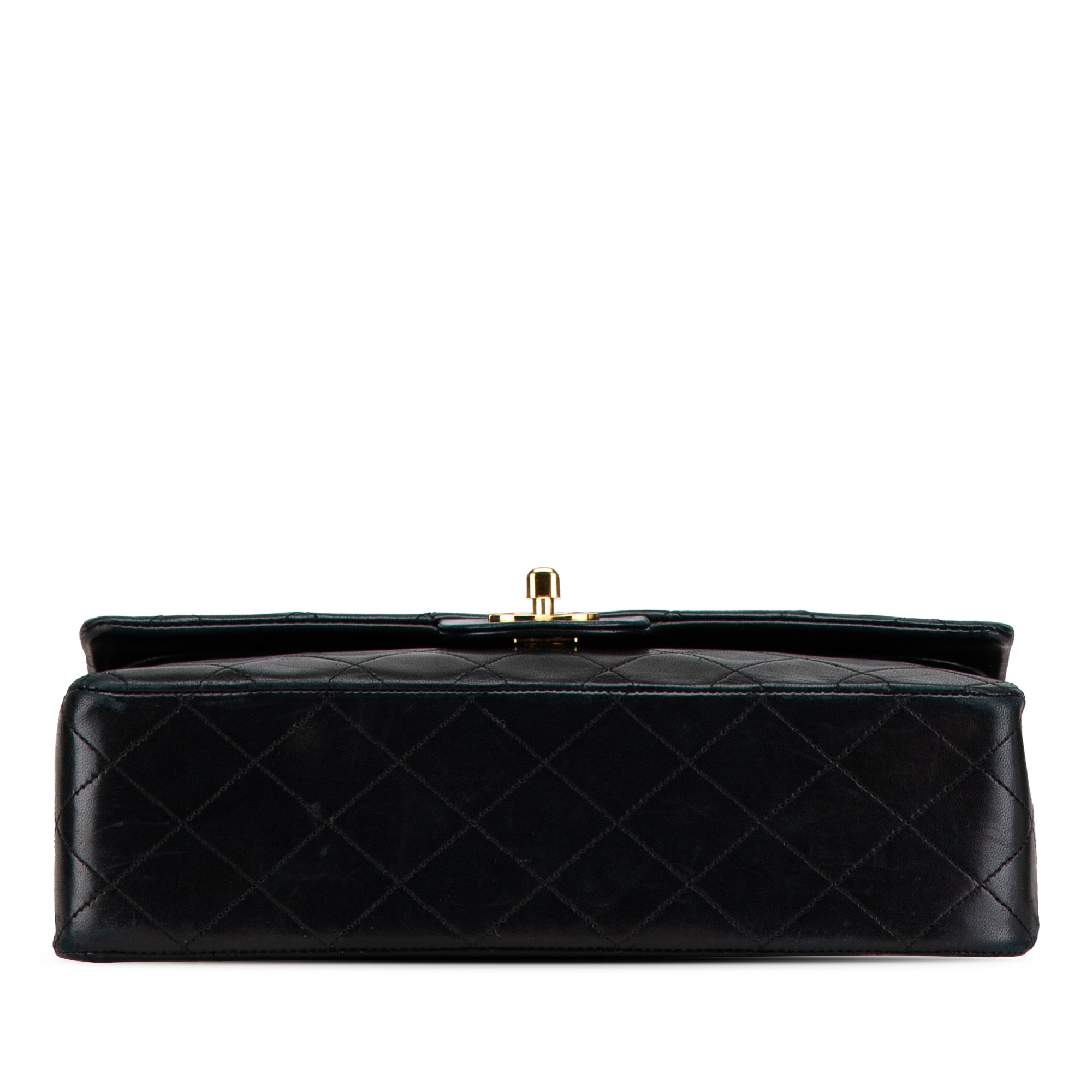 Chanel Classic Double Flap Medium Black Lambskin Gold