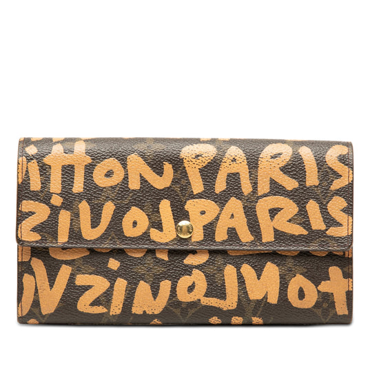 Louis Vuitton Stephen Sprouse Monogram Graffiti Porte Monnaie Credit Monogram Canvas
