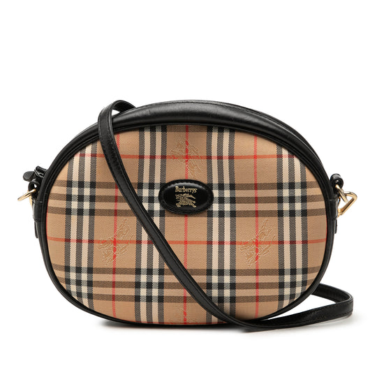Burberry Haymarket Check Beige Canvas