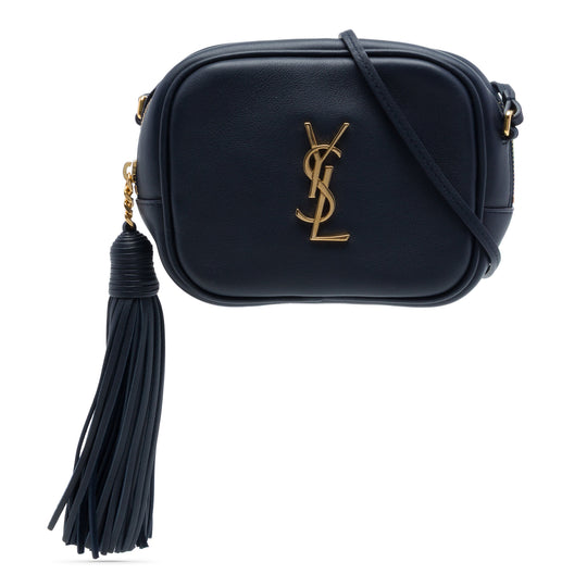 Saint Laurent Blogger Blue Calfskin Monogram