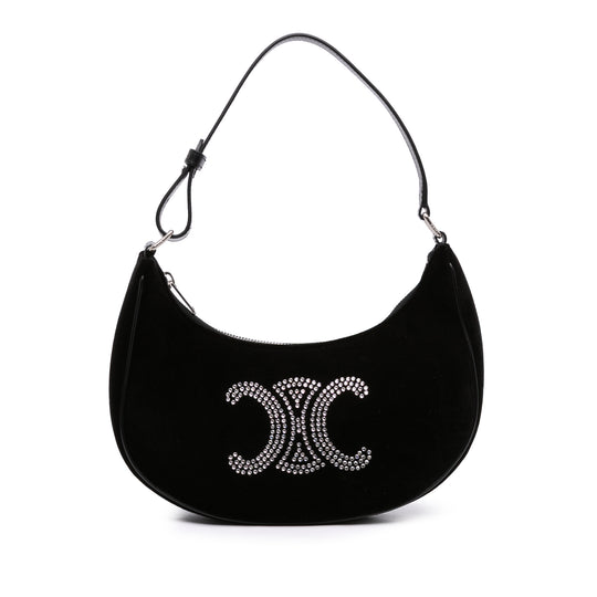 Celine Triomphe Ava Black Velvet