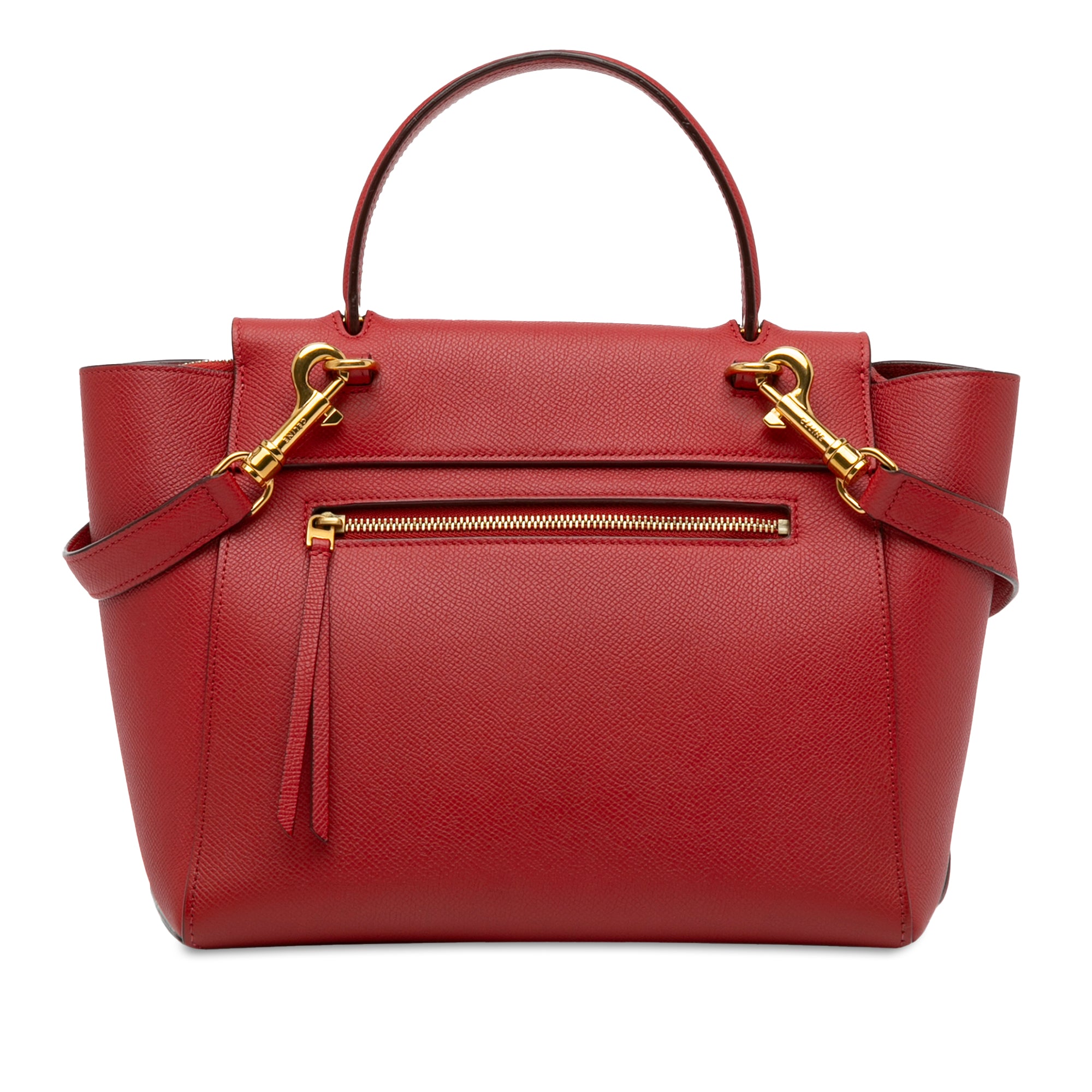 Celine Belt Bag Micro Red Calfskin