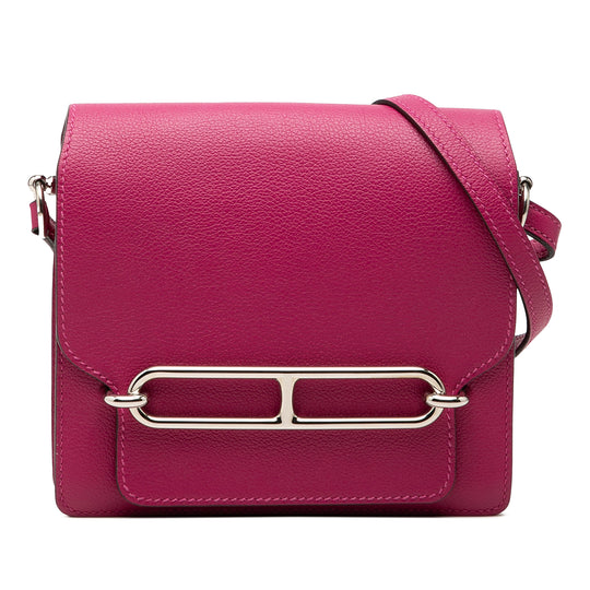 Hermès Roulis 18 Pink Evercolor Calfskin