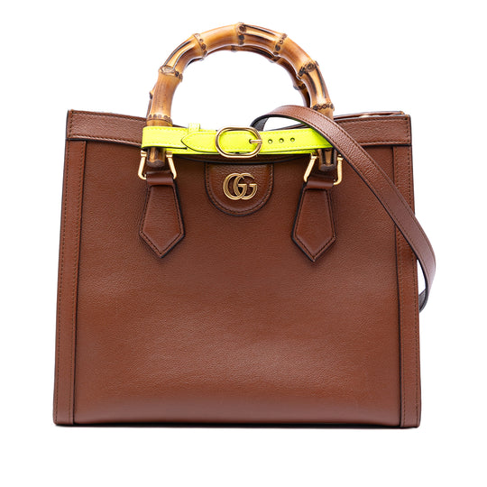 Gucci Bamboo Diana Medium Brown Calfskin