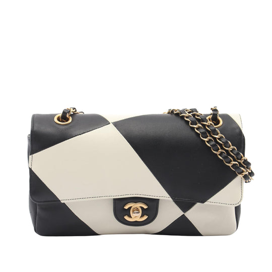Chanel Classic Double Flap Medium Black Lambskin