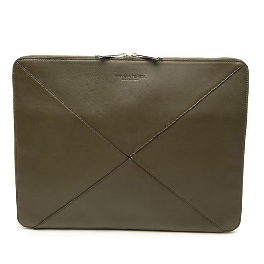Bottega Veneta Portfolio Brown Calfskin
