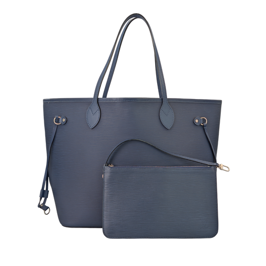 Louis Vuitton Neverfull MM Dark Blue Epi