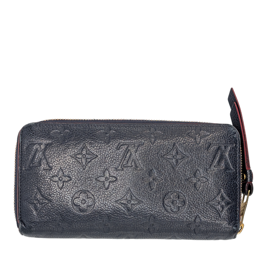 Louis Vuitton Zippy Wallet Marine Monogram Empreinte