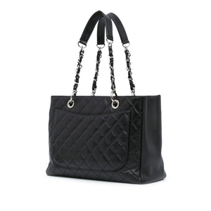 Chanel GST Black Caviar Silver