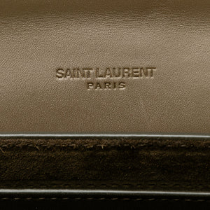 Yves Saint Laurent Monogram Kaia Crossbody Medium Green