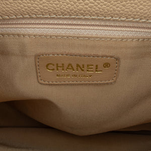 Chanel GST Beige Caviar Gold