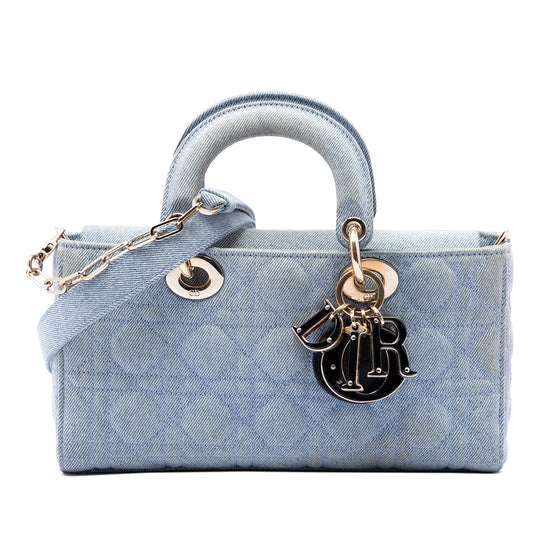 Dior Lady D-Joy Medium Blue Denim