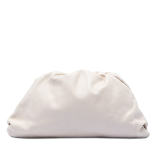Bottega Veneta The Pouch White Lambskin