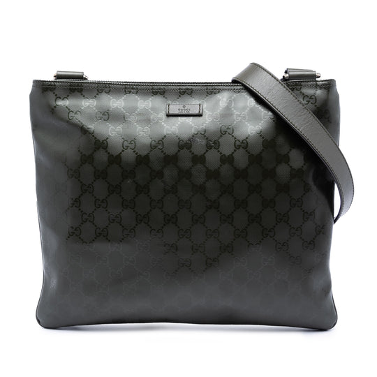 Gucci GG Imprime Brown Coated Canvas