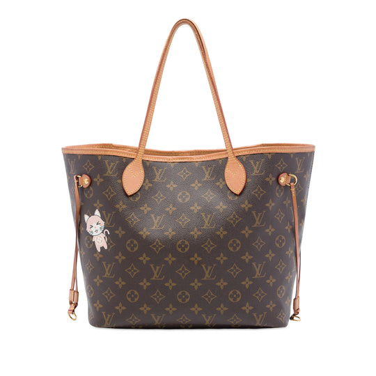 Louis Vuitton Catogram Neverfull MM Monogram Canvas