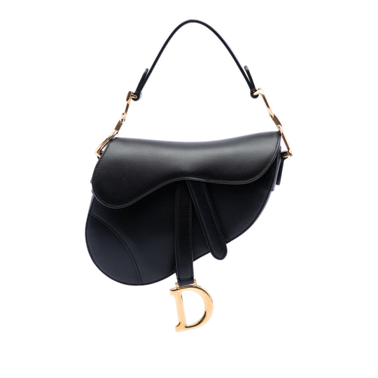 Dior Saddle Mini Black Calfskin