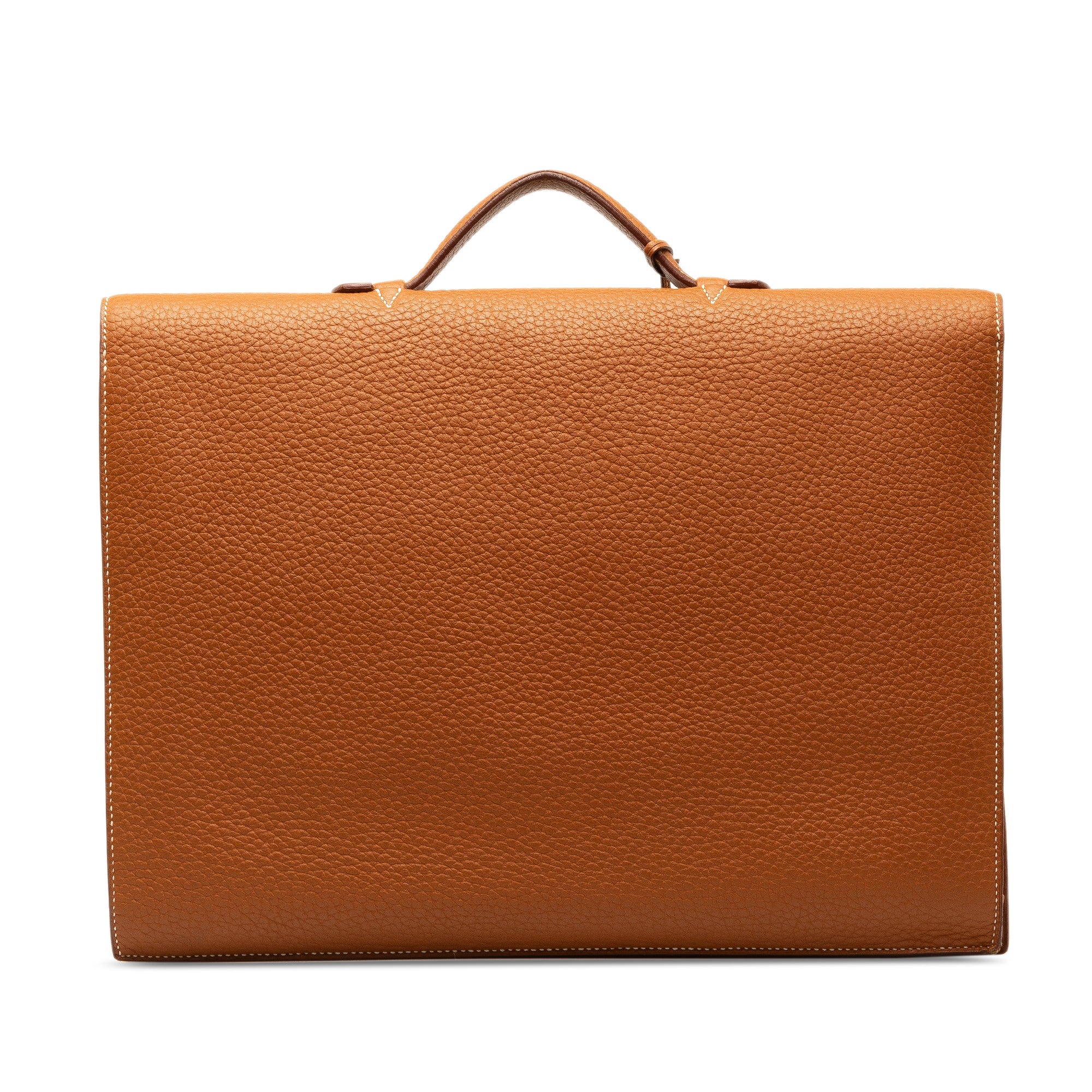 Hermès Sac A Depeches 38 Brown Taurillon