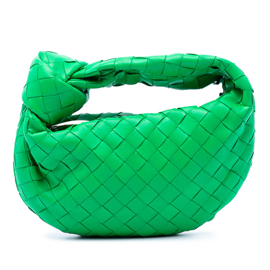 Bottega Veneta Jodie Mini Green Nappa Leather