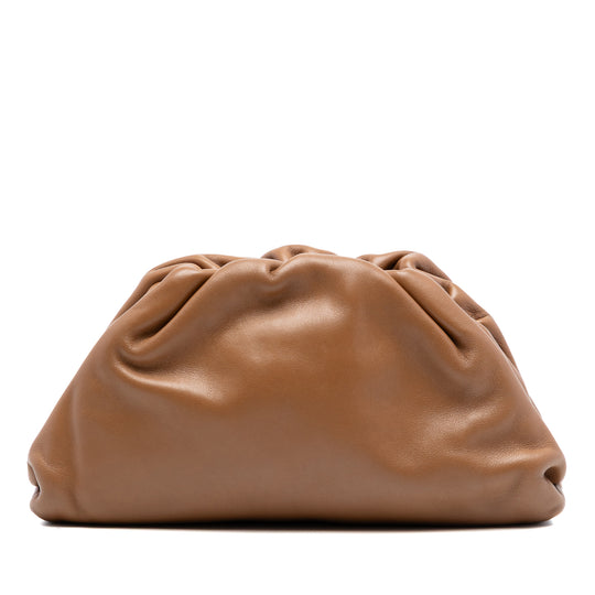 Bottega Veneta The Pouch Brown Lambskin