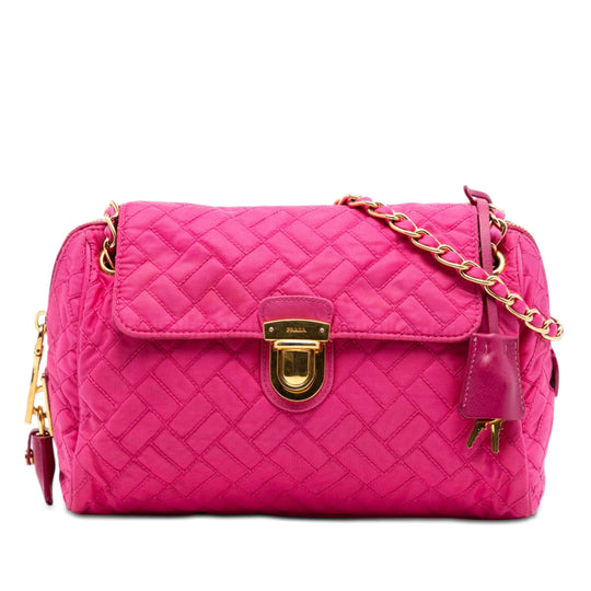 Prada Impuntu Tessuto Pink Nylon