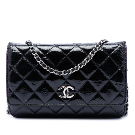 Chanel Wallet On Chain Black Calfskin