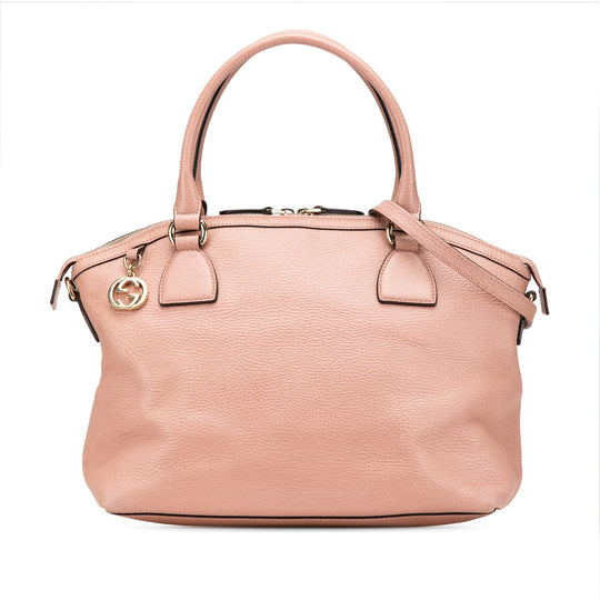 Gucci GG Charm Dome Medium Pink Calfskin