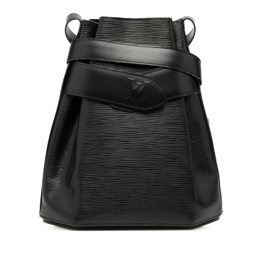 Louis Vuitton Sac D'Epaule PM Black Epi