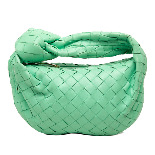 Bottega Veneta Jodie Mini Green Nappa Leather