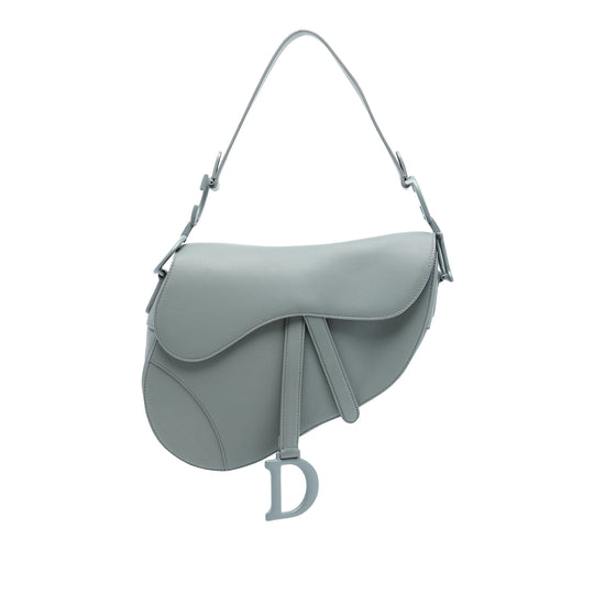 Dior Saddle Bag Blue Ultra Matte Calfskin