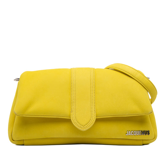 Jacquemus Le Bambimou Yellow Nubuck Leather