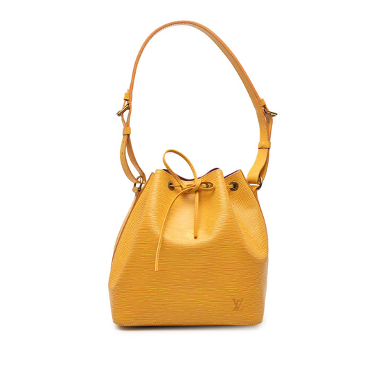Louis Vuitton Petit Noe Yellow Epi Leather