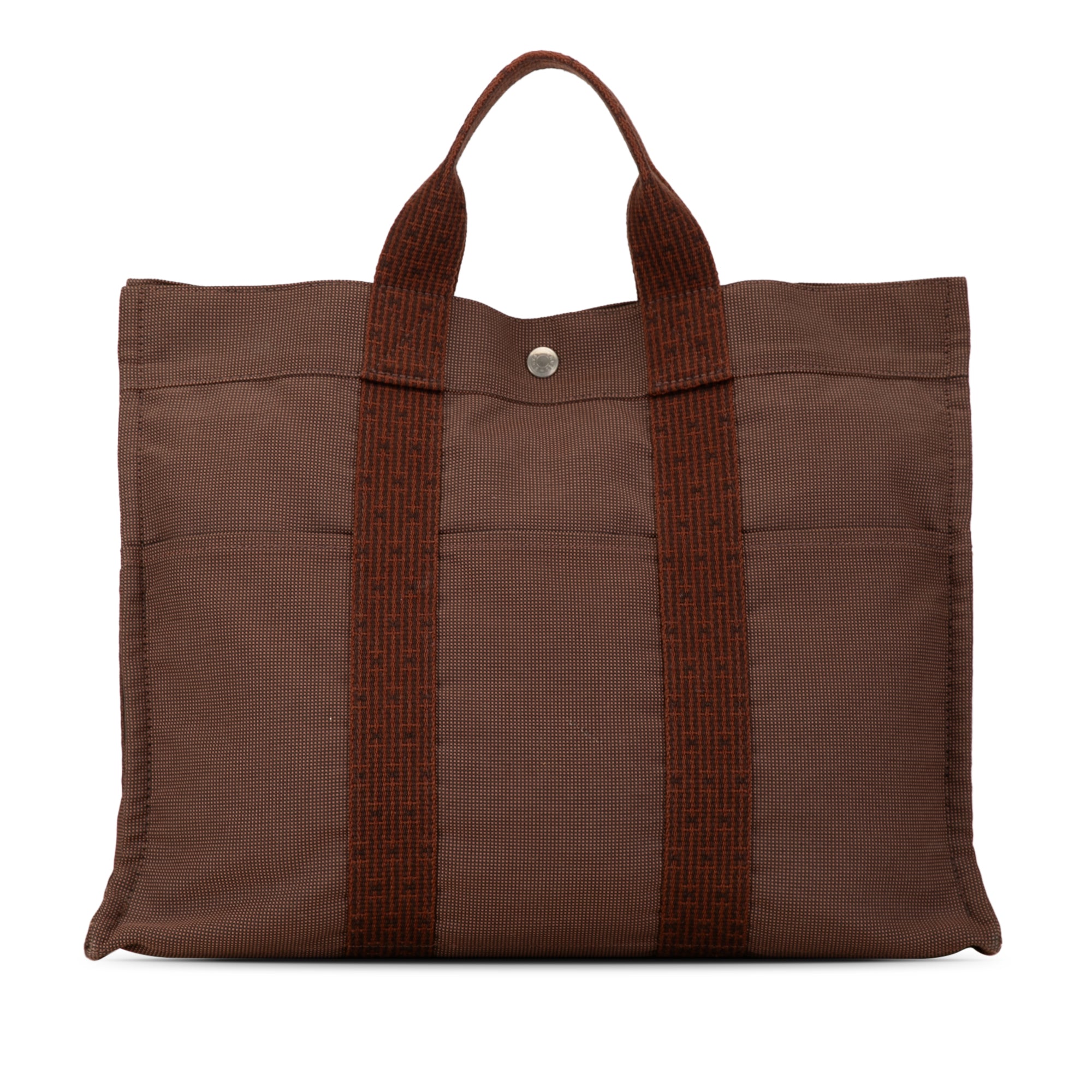 Hermès Herline MM Brown Canvas