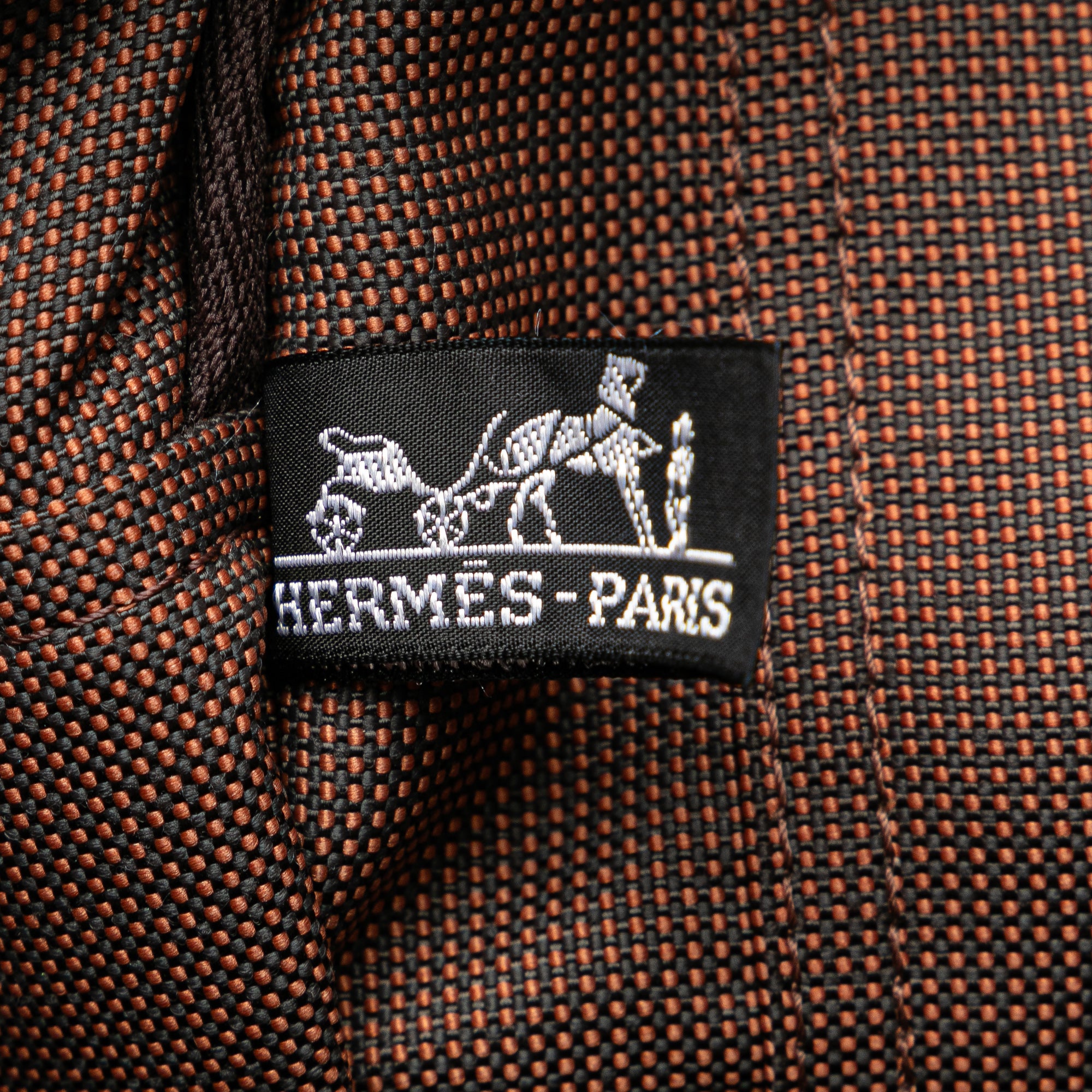 Hermès Herline MM Brown Canvas