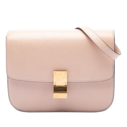 Celine Classic Box Medium Pink Calfskin