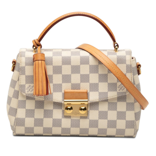 Louis Vuitton Croisette Damier Azur Canvas Gold