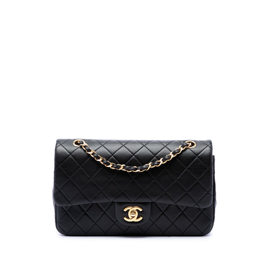 Chanel Classic Double Flap Medium Black Lambskin