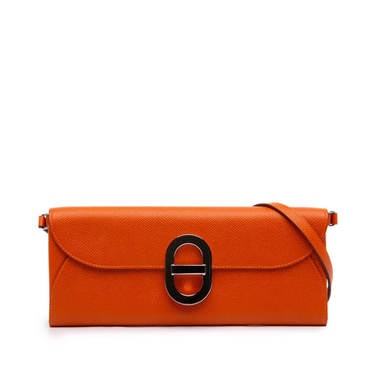Hermès Maillon To Go Wallet Orange Epsom Calfskin