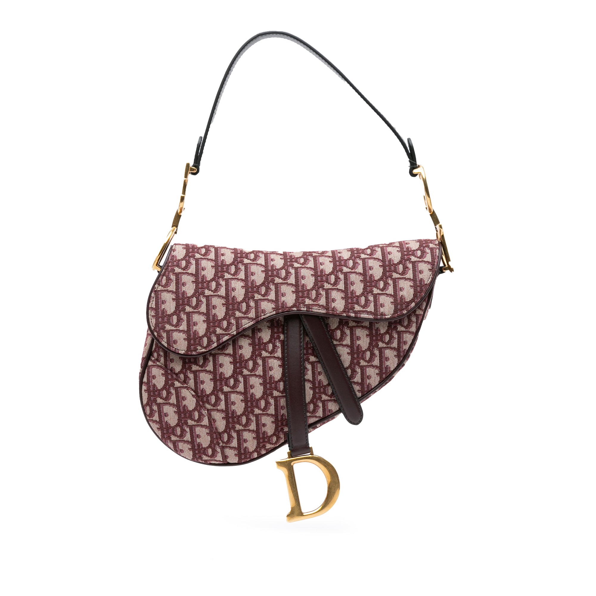 Dior Saddle Bag Medium Red Oblique Canvas