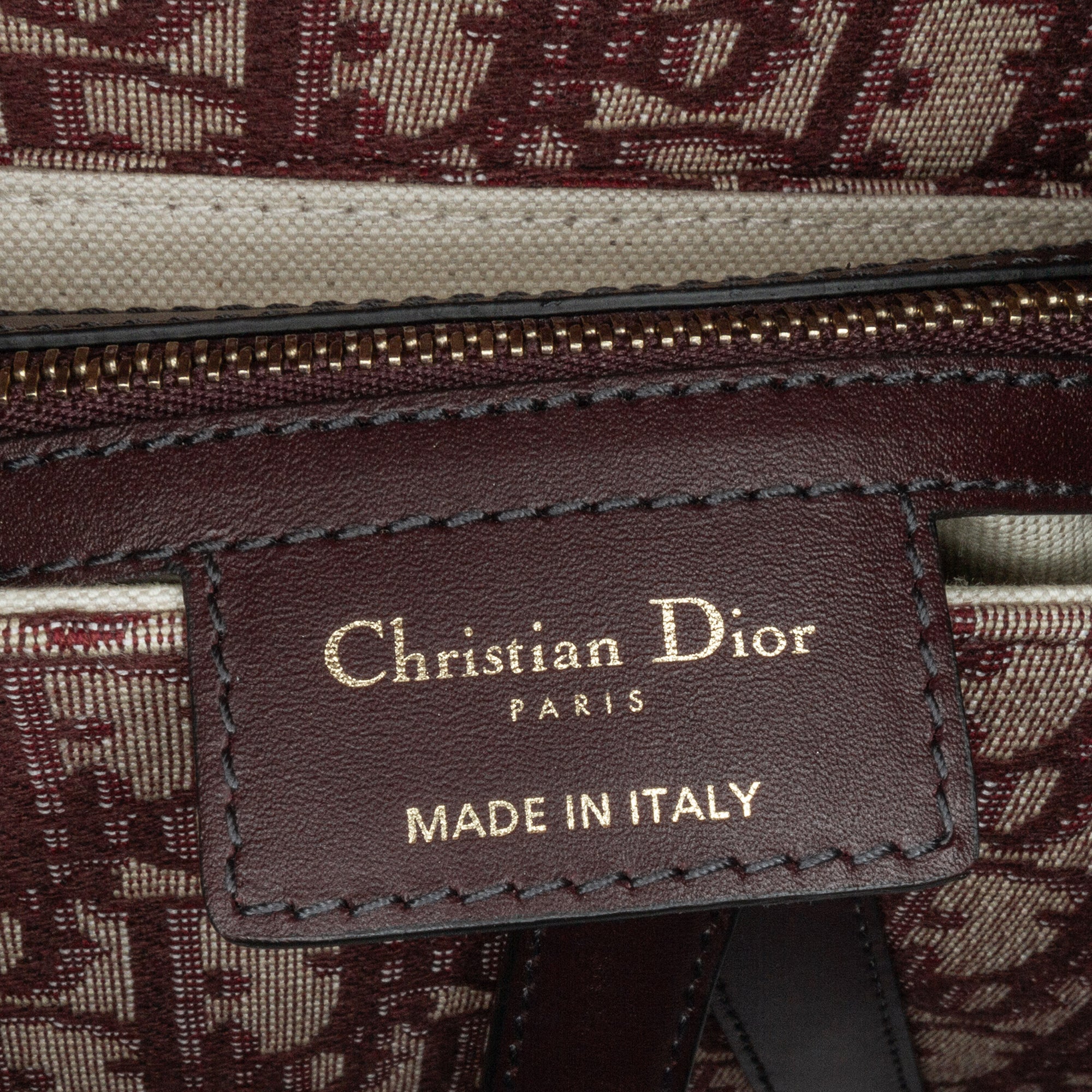 Dior Saddle Bag Medium Red Oblique Canvas