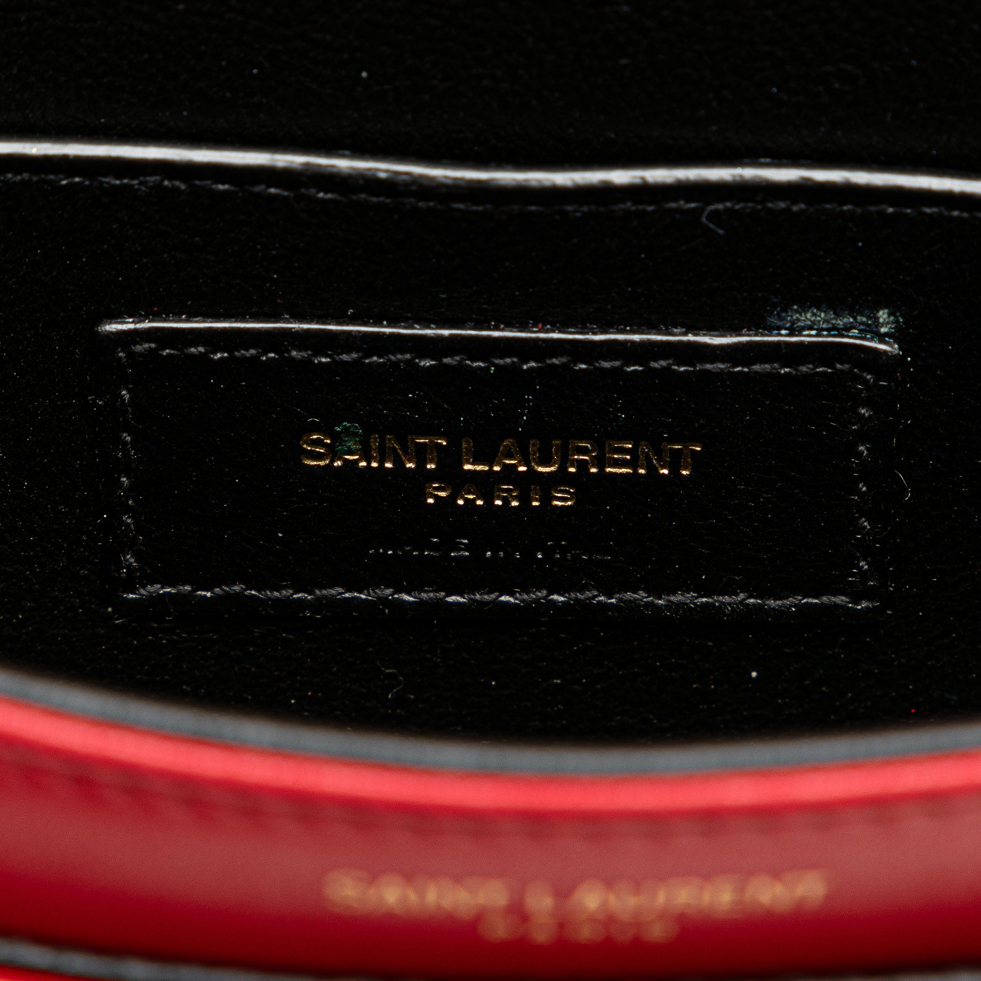 Yves Saint Laurent Solferino Small Red Leather