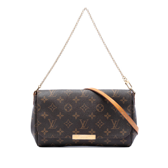Louis Vuitton Favorite MM Monogram Canvas Gold