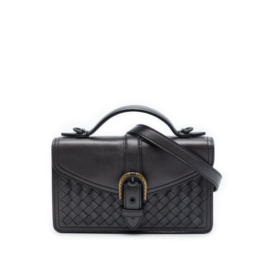 Bottega Veneta Nappa Intrecciato Brown Nappa Leather