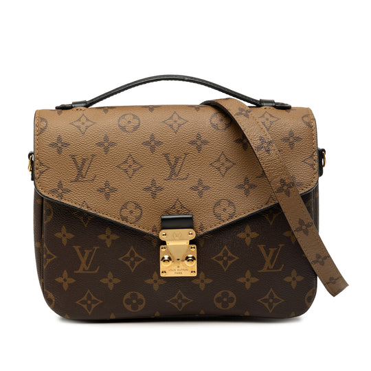 Louis Vuitton Pochette Métis Monogram Reverse Monogram Canvas