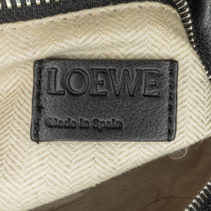 Loewe x William de Morgan Puzzle Small Blue Embroidered Calfskin