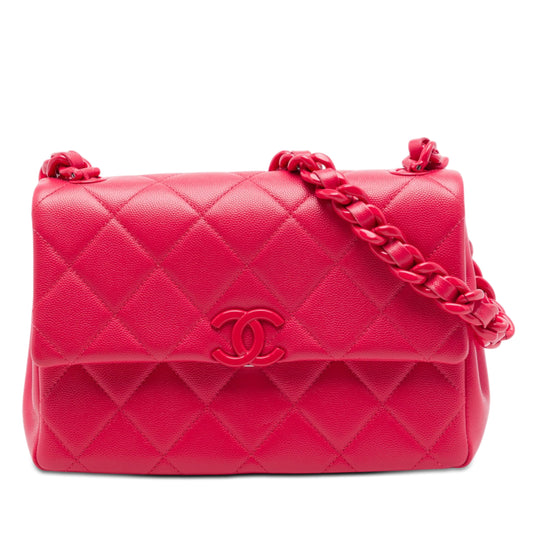 Chanel My Everything Flap Medium Pink Caviar